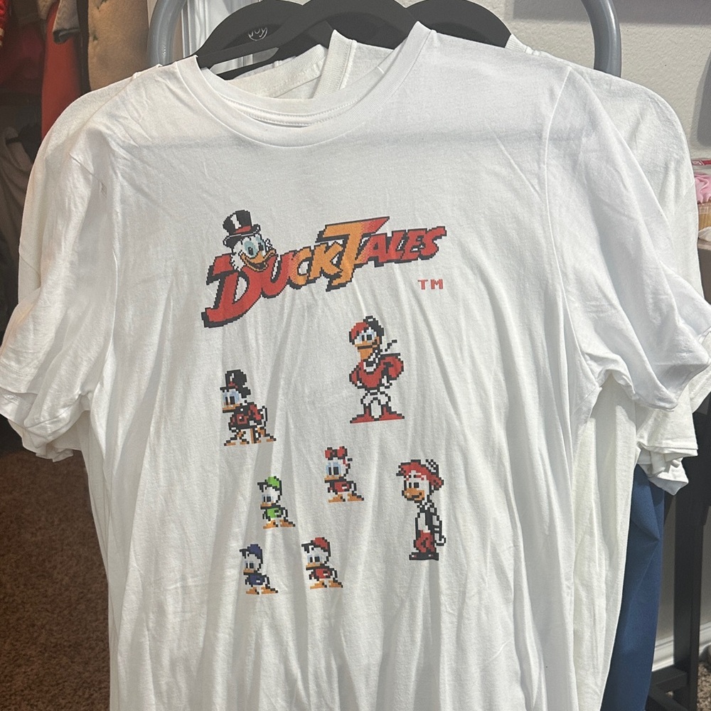 Bella Canvas White DuckTales Graphic Tee